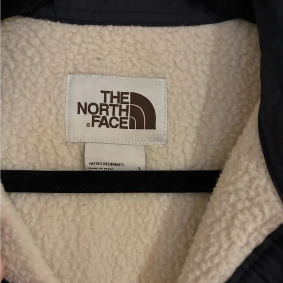 The North Face Men’s Campshire Jacket Button Up Plaid Fleece Lined Large - Picture 2 of 4